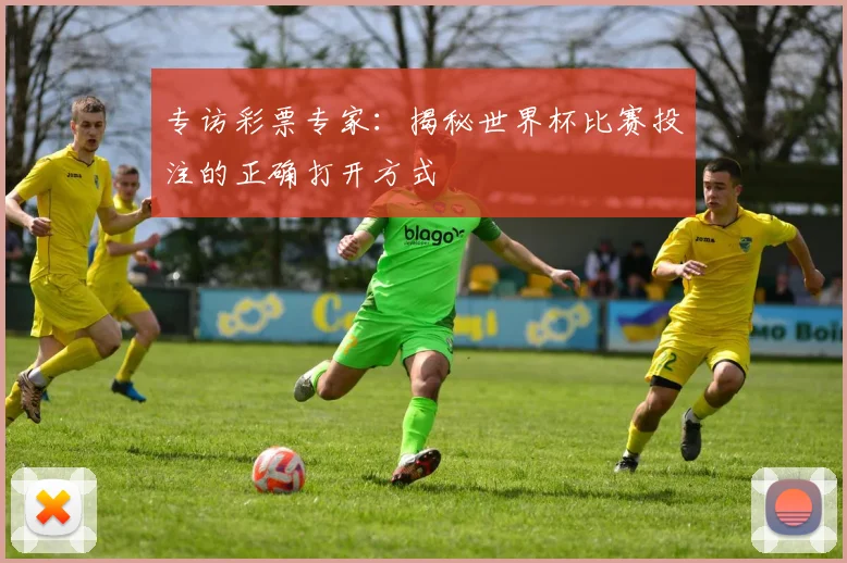 专访彩票专家:揭秘世界杯比赛投注的正确打开方式